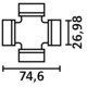 RISTIKKO W2300 27X74,60